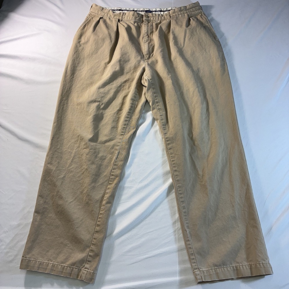Polo Ralph Lauren Golf Khaki VTG Chino Pants Men's 40x32 Beige - Picture 3 of 16